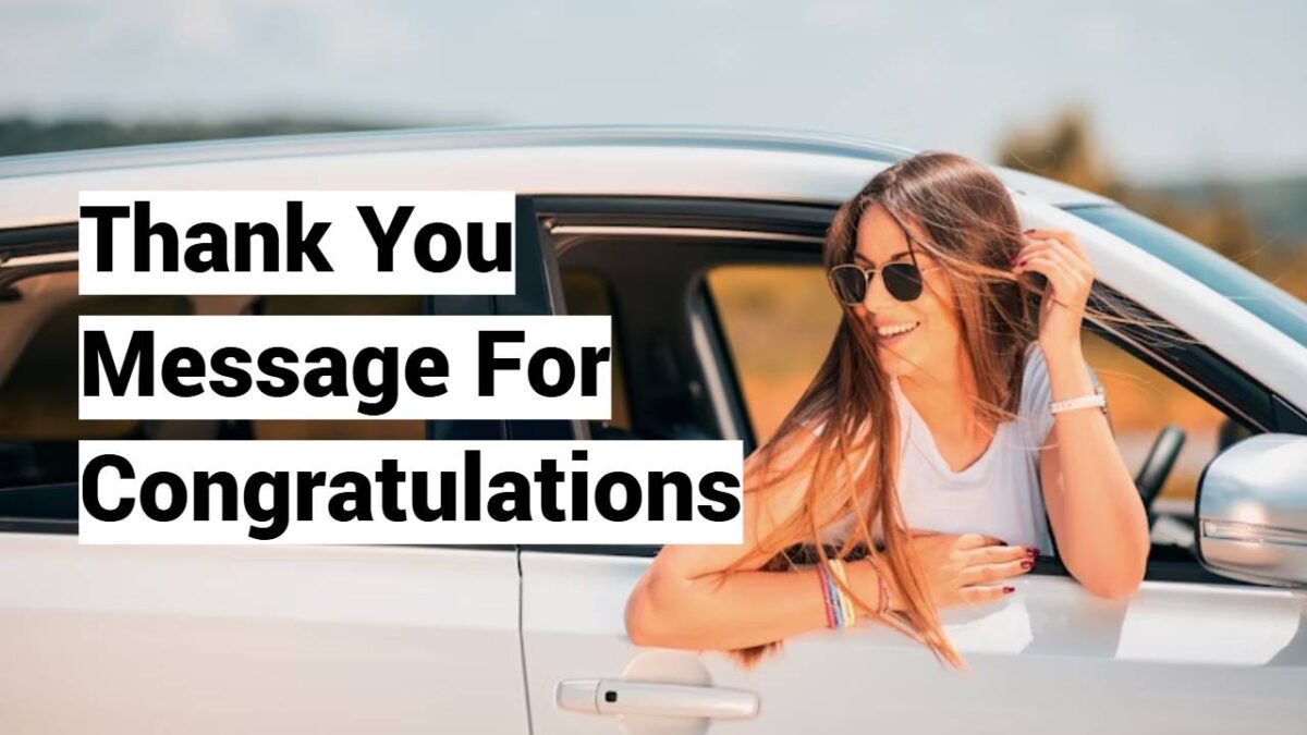 Thank You Message For Congratulations Thank You Message For Congratulations